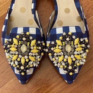 ❌s o l d. Boden Rhinestone D’Orsay Flats - nearly new!